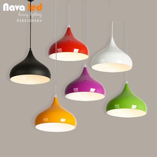 Chao đèn, Chao thả đèn giọt nước D300 đầy đủ phụ kiện lắp đặt - nava led