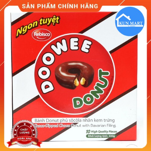 Bánh Donut ✌ FREESHIP✌ Bánh Donut Phủ Socola Thơm Ngon Khó Cưỡng 300g