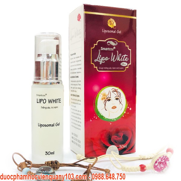 Lipo White Plus Học viện Quân Y làm mờ nám, tàn nhang