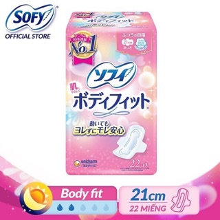 BĂNG VỆ SINH SOFY NHẬP KHẨU CÓ CÁNH 21cm