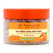 MƠ GỪNG CHUA MẶN NGỌT (Chua, mặn, ngọt, gừng) 200G - Hồng Lam