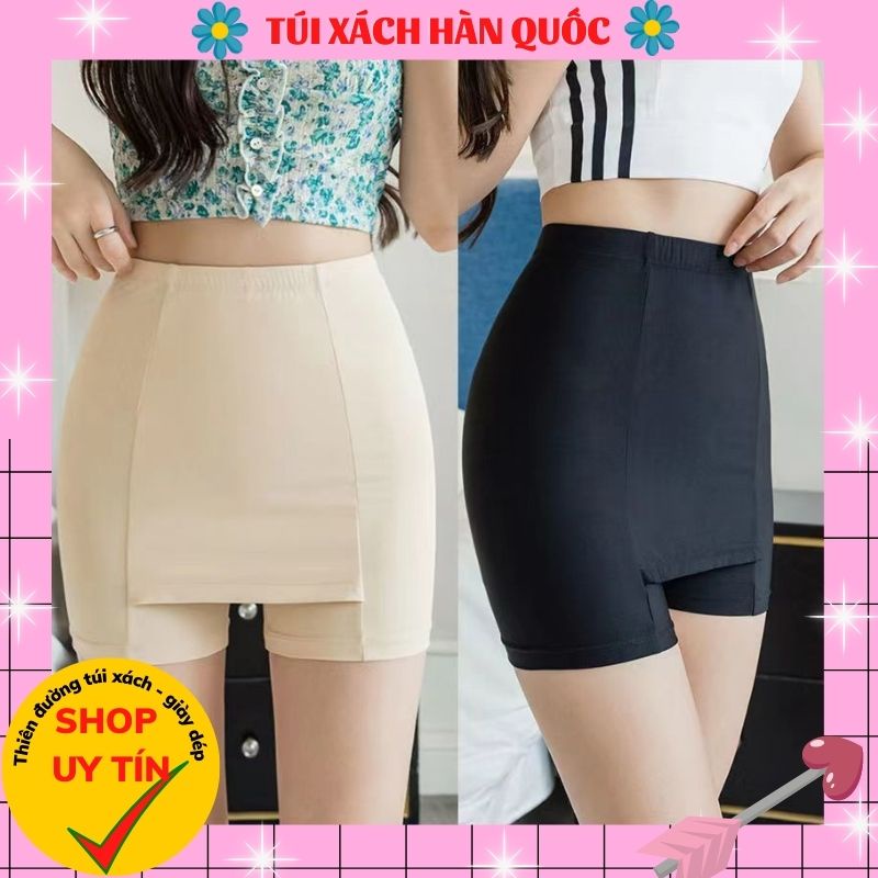 Quần Đùi Mặc Trong Váy Bảo Hộ 2 Lớp Che An Toàn Chống Lộ Hàng Chuẩn Đẹp Sang Chảnh324