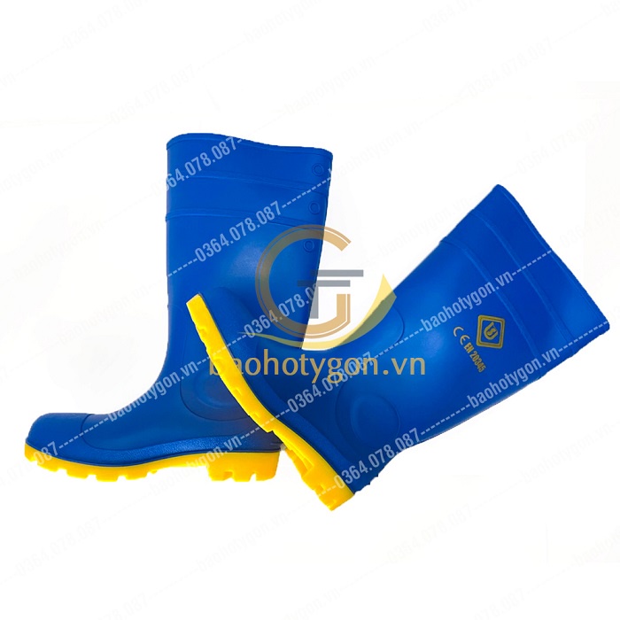 ỦNG MŨI THÉP ĐẾ THÉP NHẬP KHẨU USAFETY CAO CẤP XANH ĐẾ VÀNG
