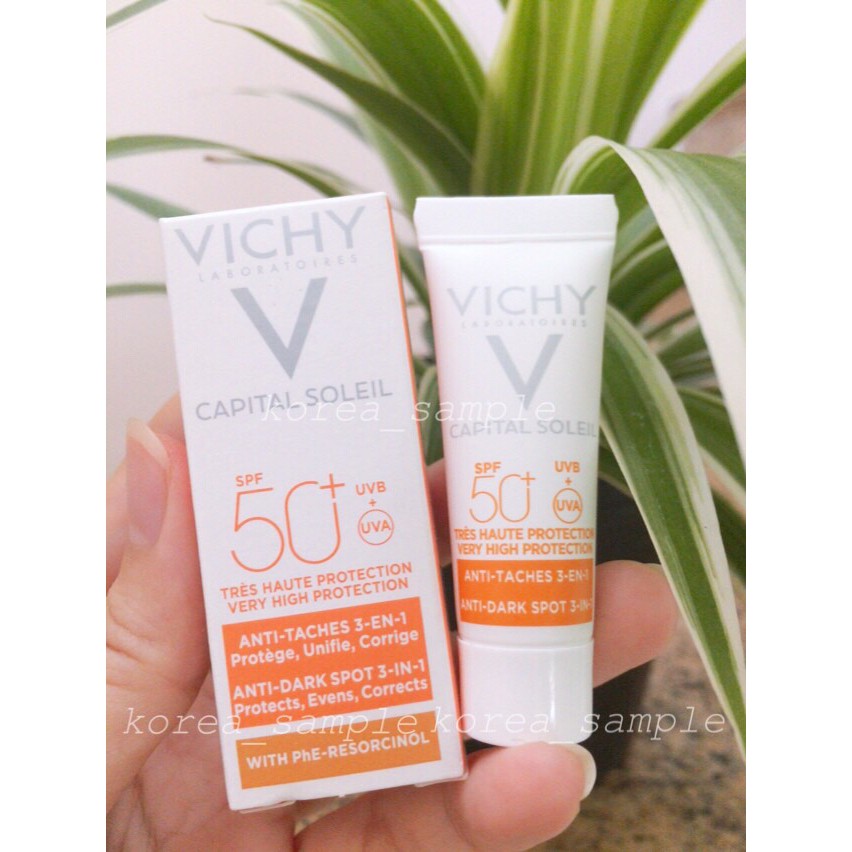 KEM CHỐNG NẮNG DƯỠNG SÁNG DA VÀ VẾT THÂM, NÁM VICHY MINI 3ml