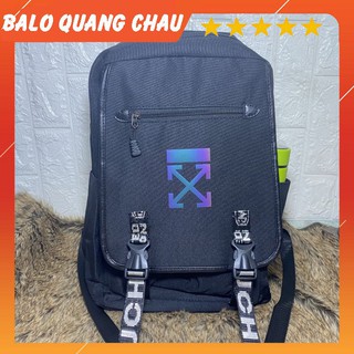 Balo nam nữ đi học chữ x phản quang 🍀freeship🍀 balo phản quang 2 ngăn hàng quảng châu cao cấp