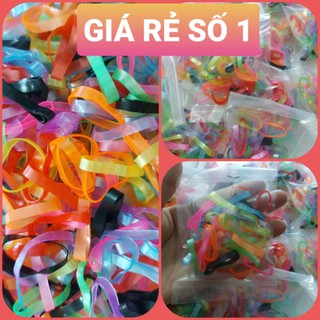 50 chun buộc tóc nhiều màu siêu dai chỉ 1k