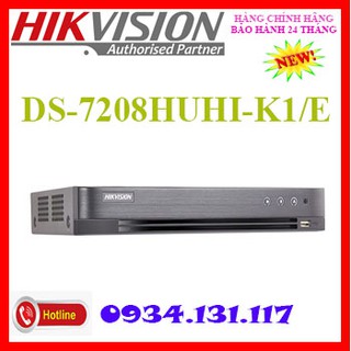 Đầu ghi hình Hybrid TVI-IP 8 kênh TURBO 4.0 HIKVISION DS-7208HUHI-K1/E(S)