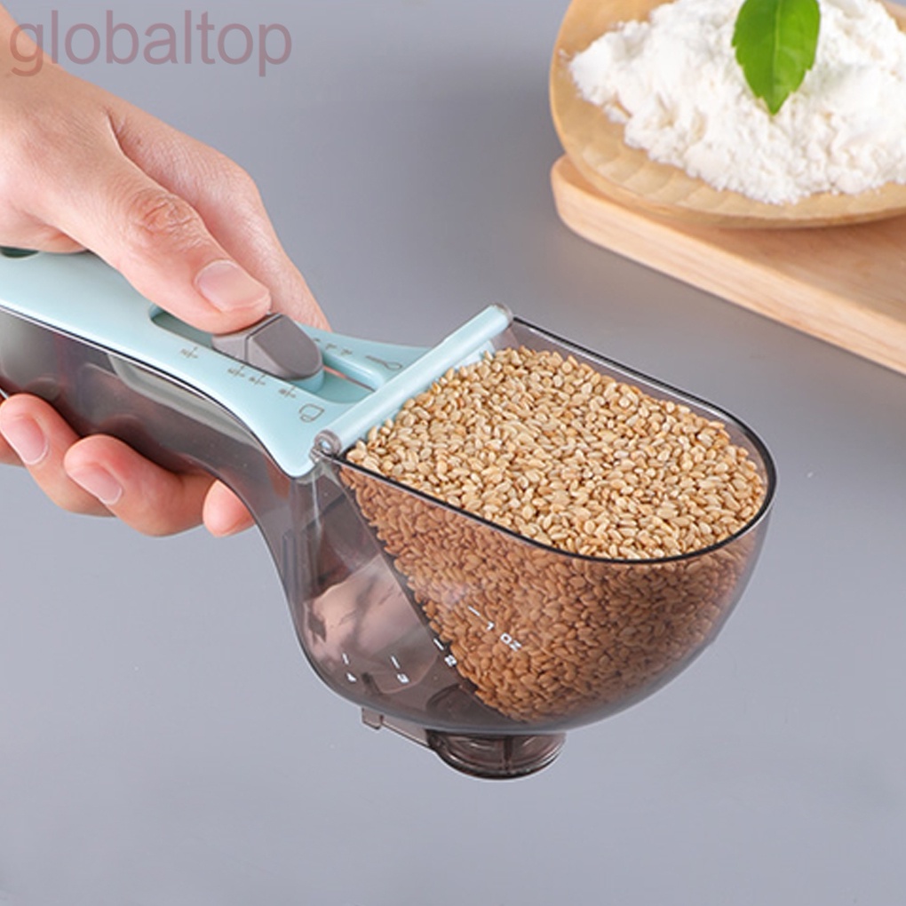 Muỗng đo lường gia vị bằng nhựa có thể điều chỉnh tiện dụng cho nhà bếp