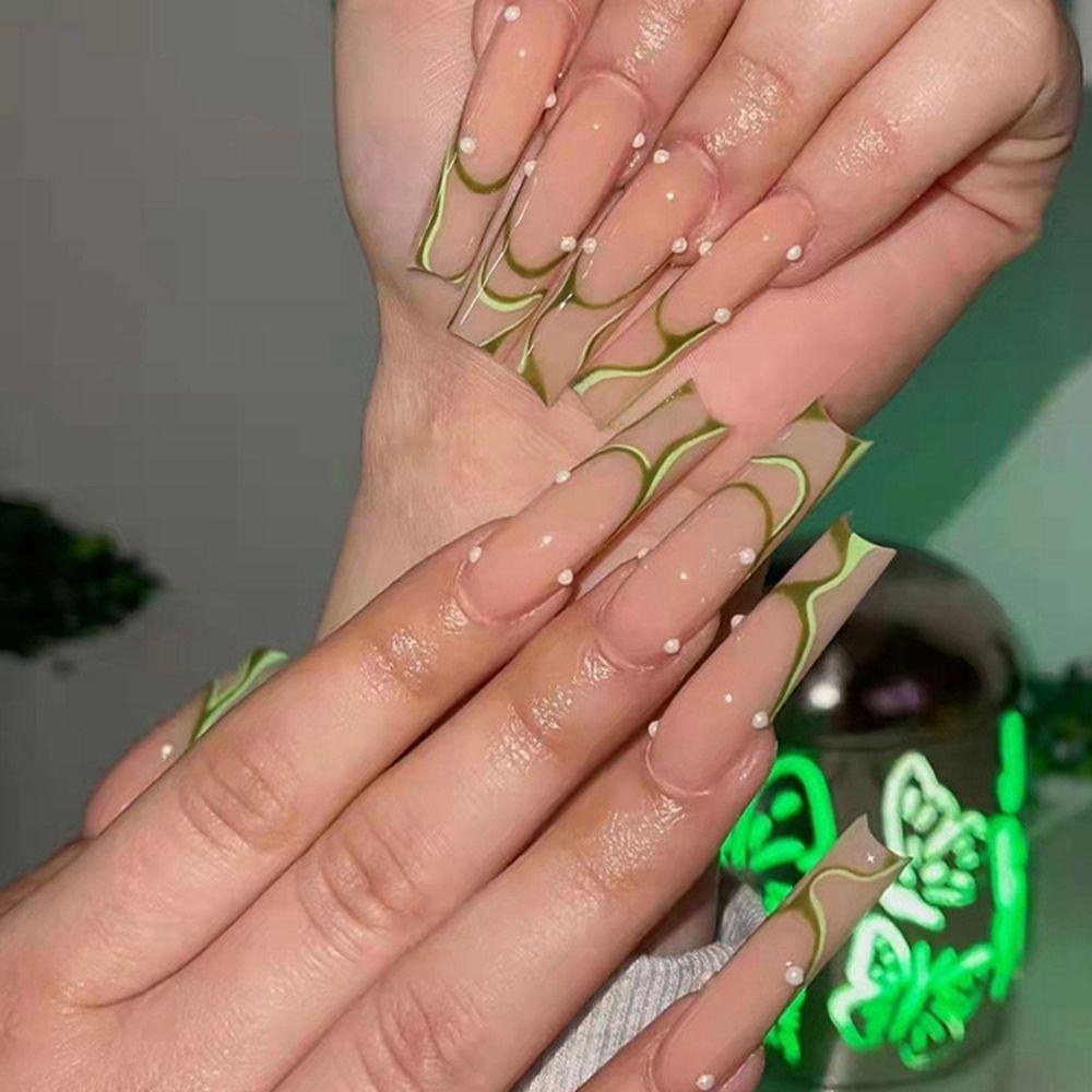 Hộp 24 Móng Tay Giả Ballerina Trang Trí Nghệ Thuật