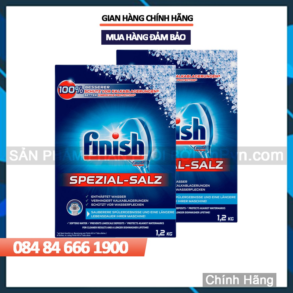 Muối rửa bát Finish set 2.4 kg