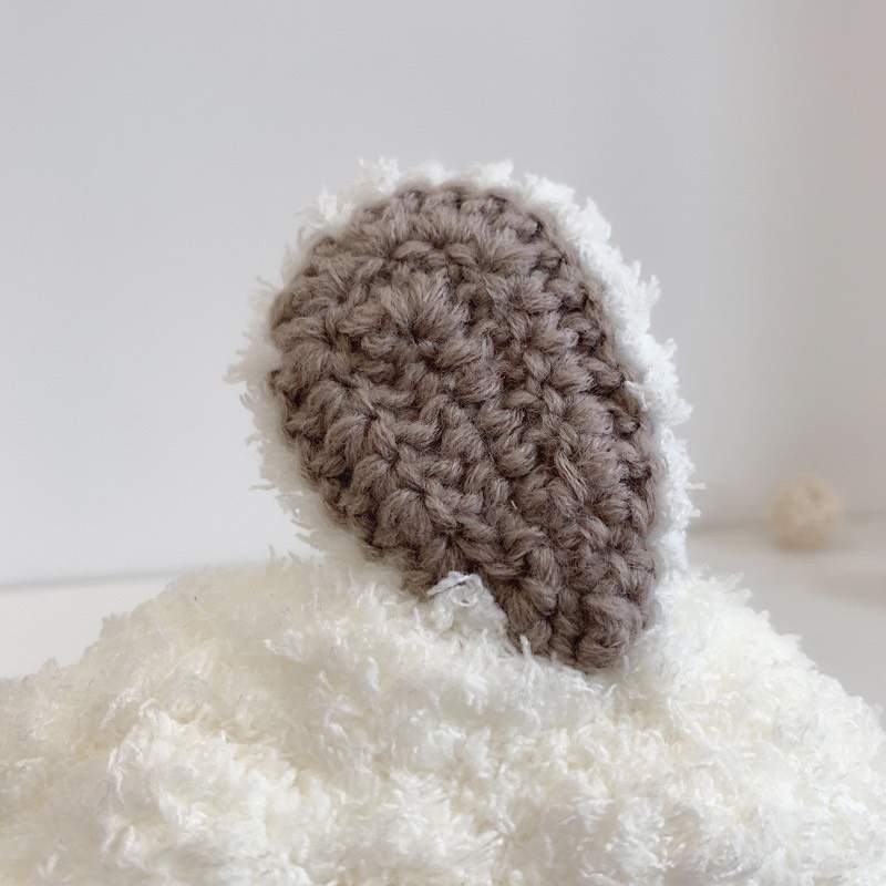 Mũ len tai cừu cute cho bé vòng đầu 46-50