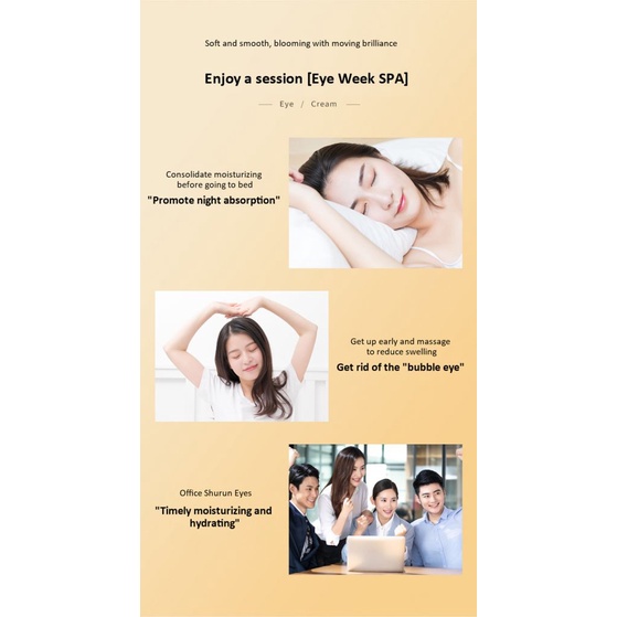 Kem dưỡng da mắt chiết xuất vàng đen dưỡng ẩm và cải thiện quầng thâm | BigBuy360 - bigbuy360.vn