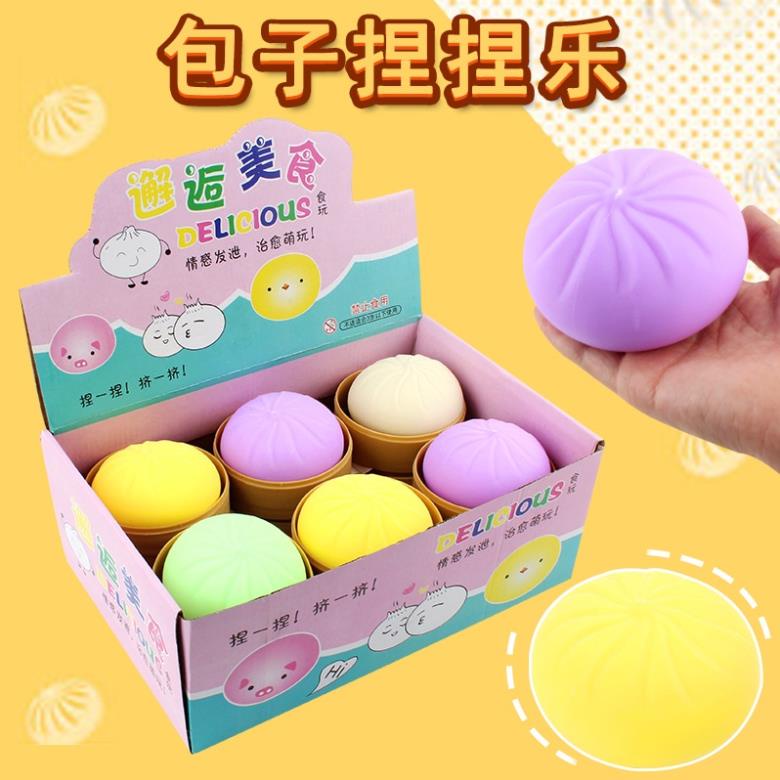 Thú dẻo bóp giảm stress - Chó Shiba - Bánh bao- Ếch, Ngựa, Vịt dạng mochi silicon bóp dẻo