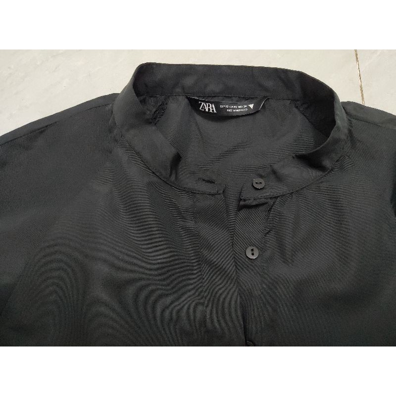 Đầm Poplin Zara chính hãng tay phồng size XS