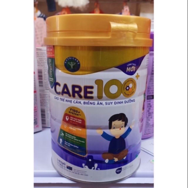 Sữa bột Care 100 + lon 900g