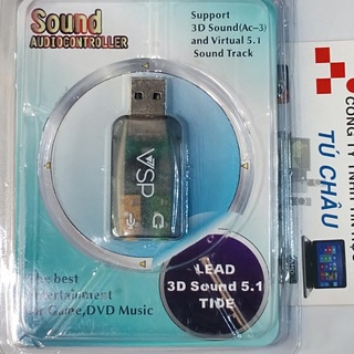 USB âm thanh - USB Sound Audio Controleer  3D Sound (5.1 / 7.2)