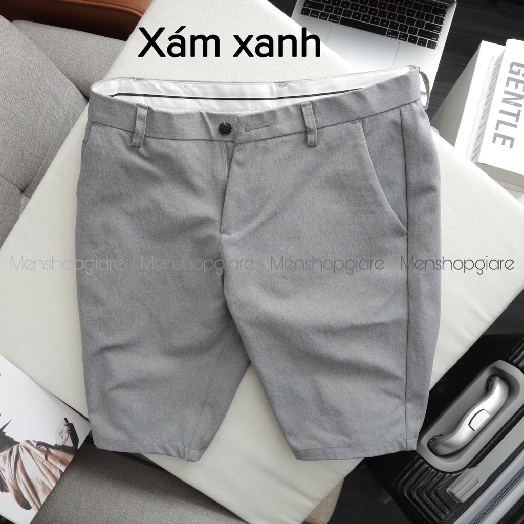 Quần Short Tây Nam Hàn Quốc dáng slimfit
