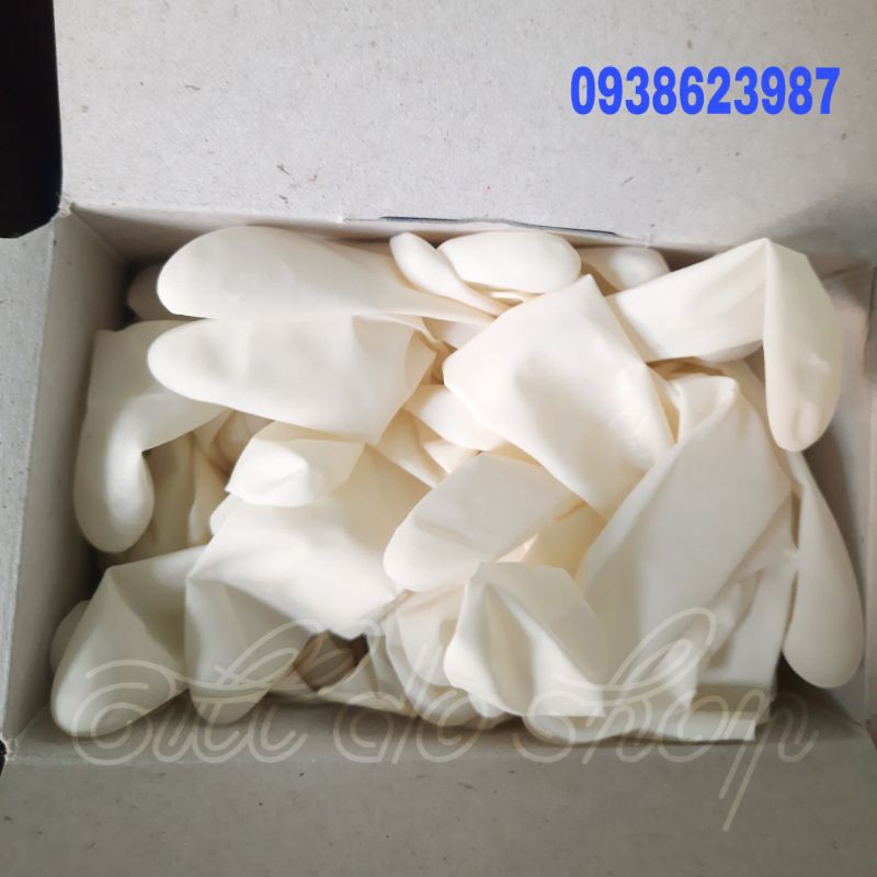Găng tay cao su Y tế Latex duy hàng loại tốt - Hộp 100 cái có bột | BigBuy360 - bigbuy360.vn