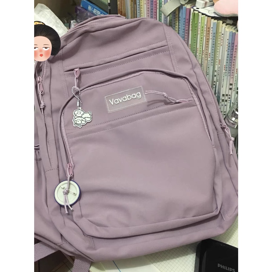 Balo đi học Logo VAVABAG không thấm nước phong cách Ulzzang