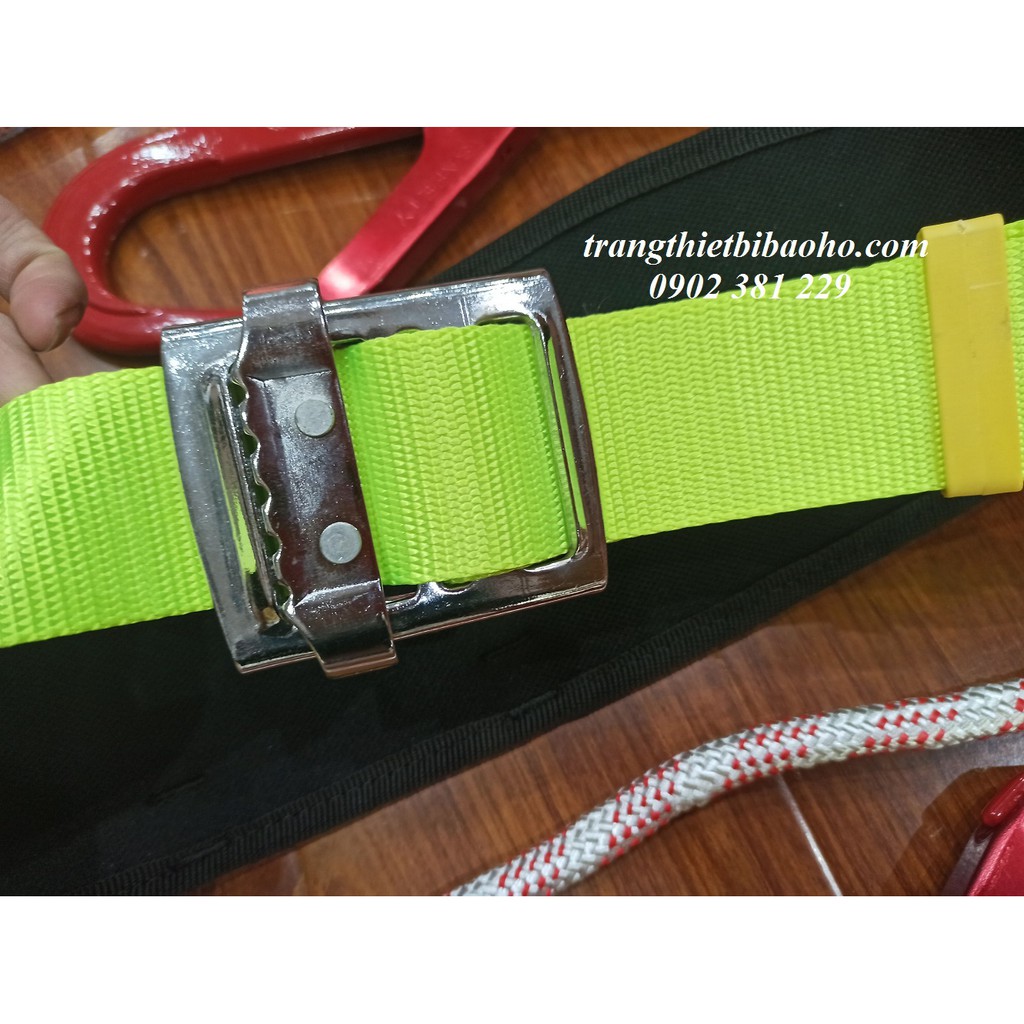 Dây an toàn nịt bụng móc nhôm có miếng đệm lưng (dây thừng)