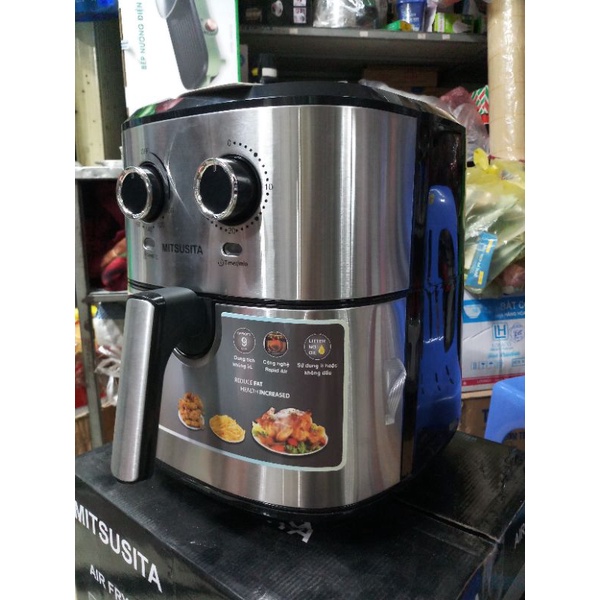 Nồi Chiên Không Dầu 9.0L MITSUSITA HA-9000 Công Suất 1700w  Bảo Hành 12 Tháng