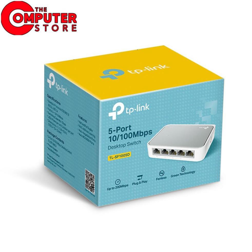 Bộ chia tín hiệu mạng TPLINK 5 PORT (5 cổng) TL-SF1005D Chính Hãng | FREE SHIP ĐƠN TỪ 50K