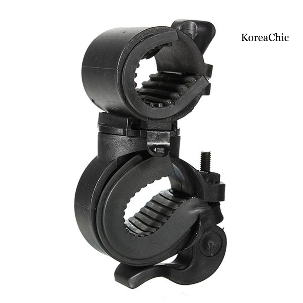 Giá đỡ đèn pin xoay 360 độ cho xe đạp