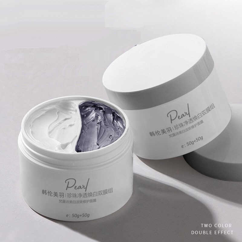 Mặt Nạ Bùn 2 Ngăn Kiềm Dầu Se Chân Lông Dưỡng Cấp Ẩm Sáng Mịn Da