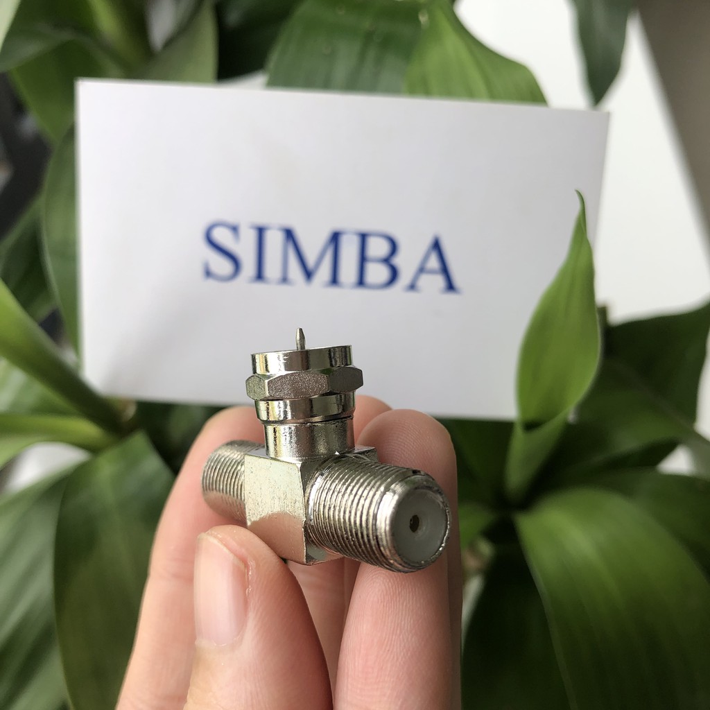 2 cái rắc giắc chi cáp tivi truyền hình không dùng bộ chia SFZ158, Hãng ZG, hàng chính hãng loại tốt