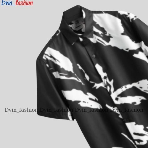 Áo sơ mi cộc tay nam , vải lụa form regular Dvin_fashion