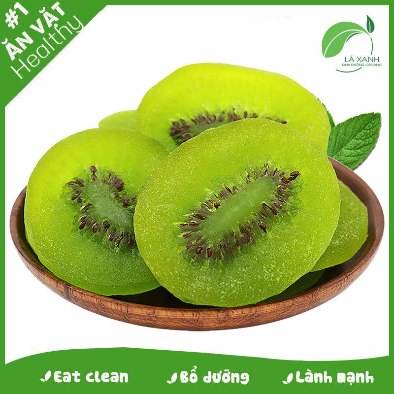 Kiwi sấy dẻo không đường nguyên vị 600g, Kiwi sấy Nhà Lá Thanh Nhẹ