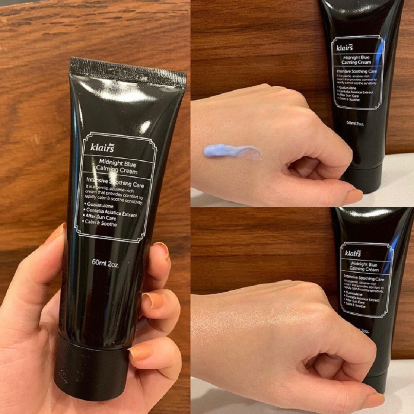 Kem Dưỡng Phục Hồi Da Ban Đêm Klairs Midnight Blue Calming Cream 60g