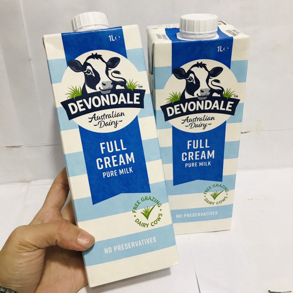 Sữa tươi nguyên chất tiệt trùng Devondale Full Cream Milk 1L