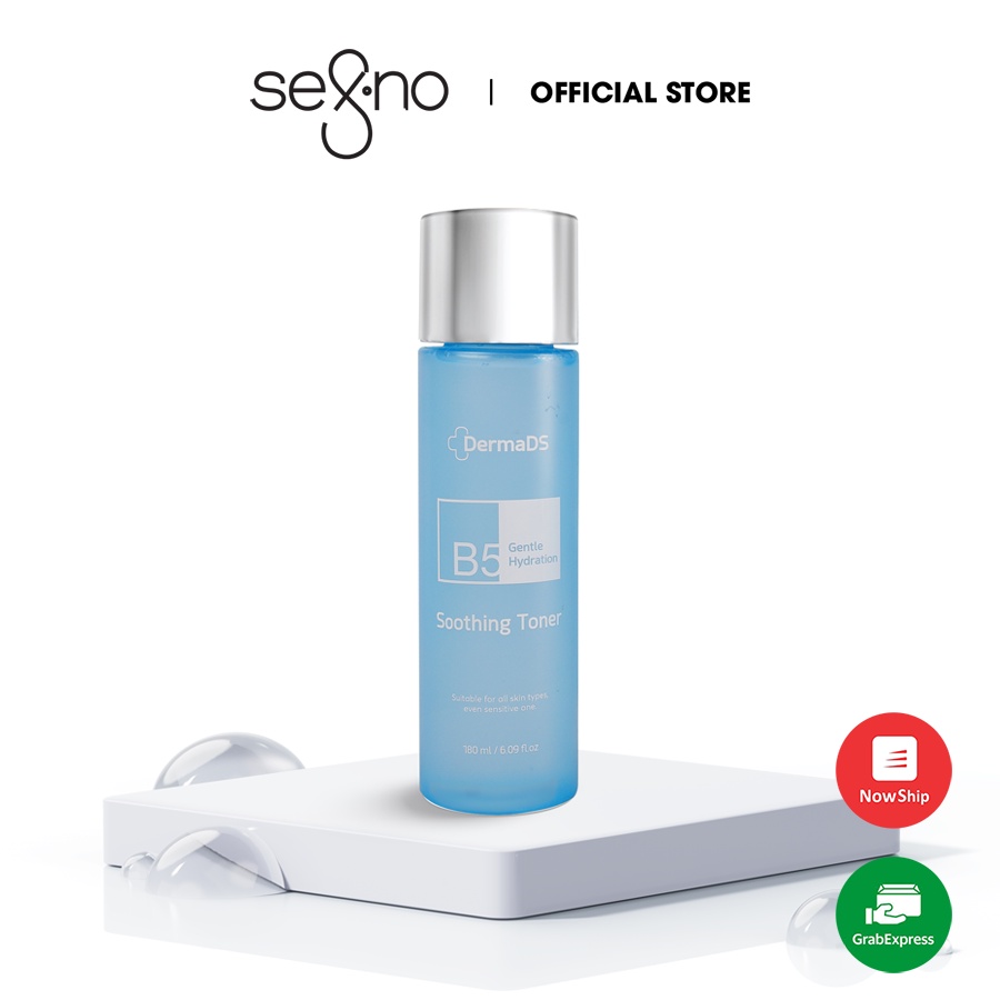 Nước cân bằng độ ẩm, làm dịu da DermaDS Soothing Toner Hydrating Vitamin B5 cho da nhạy cảm (180ml)