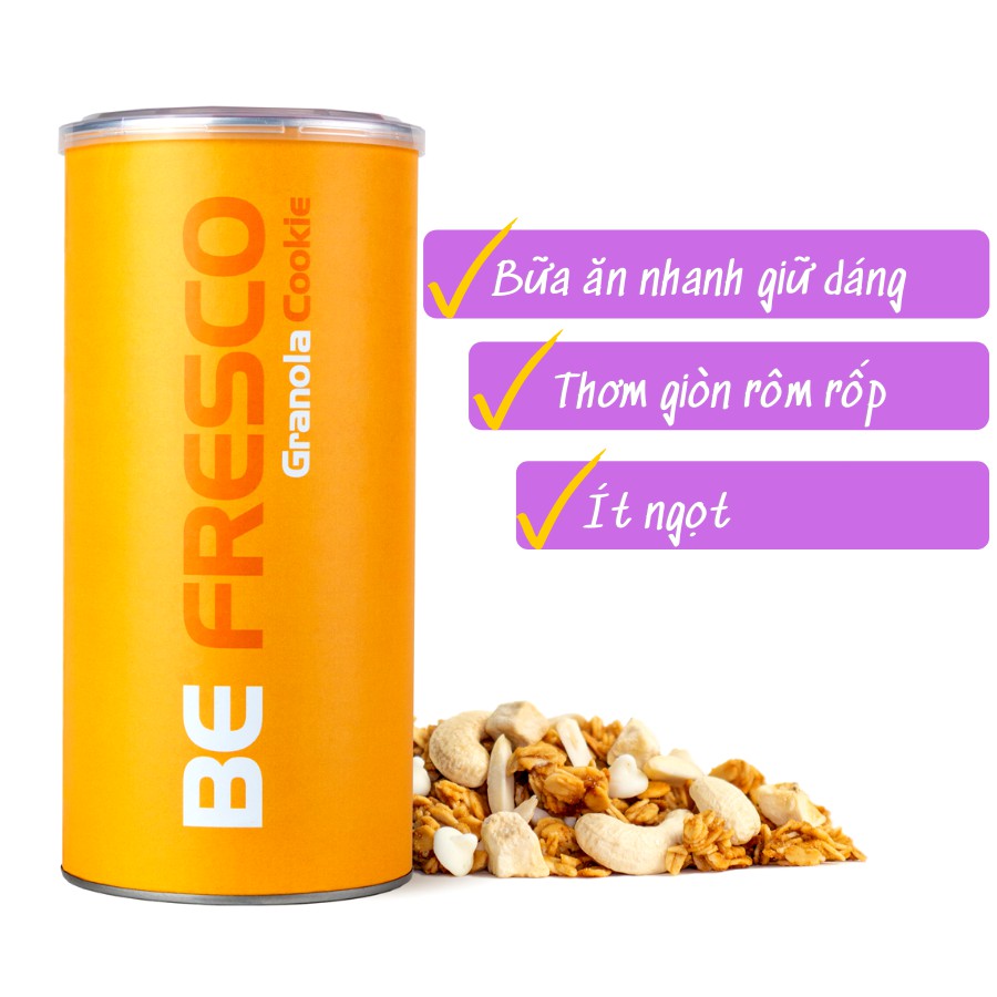 Ngũ Cốc Ăn Kiêng Granola Vị Cookie, Sữa Chua Befresco | BigBuy360 - bigbuy360.vn