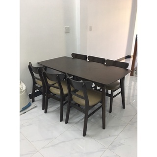 [HCM] BỘ BÀN ĂN MANGO GỖ 6 GHẾ ( FREE SHIP NỘI THÀNH HCM ,KV DĨ AN ,THUẬN AN )