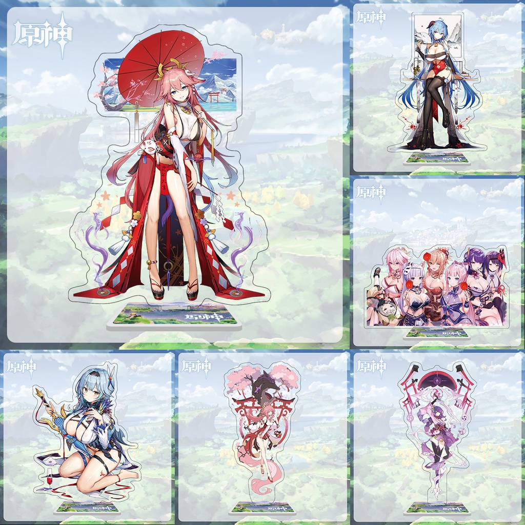 Mô Hình Standee Acrylic Mica Genshin Impact