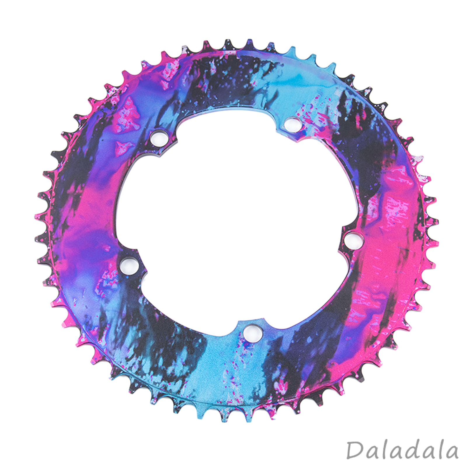 Bike Chainring 130 BCD 54T 56T Narrow Wide Single Speed Chain Ring Sprocket Chainwheel Replacement for Road Bikes, Folding Bicycles