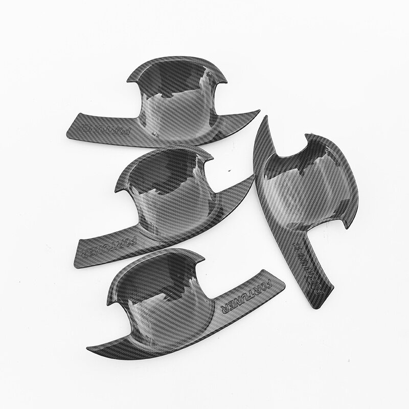 Ốp Bọc Tay Nắm Cửa Xe Hơi TOYOTA FORTUNER 2004-2014 AN50 AN60 Bằng Sợi carbon