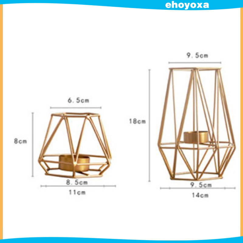 Giá Đỡ Đèn Cầy Hình Học 3d Trang Trí Bàn Ăn