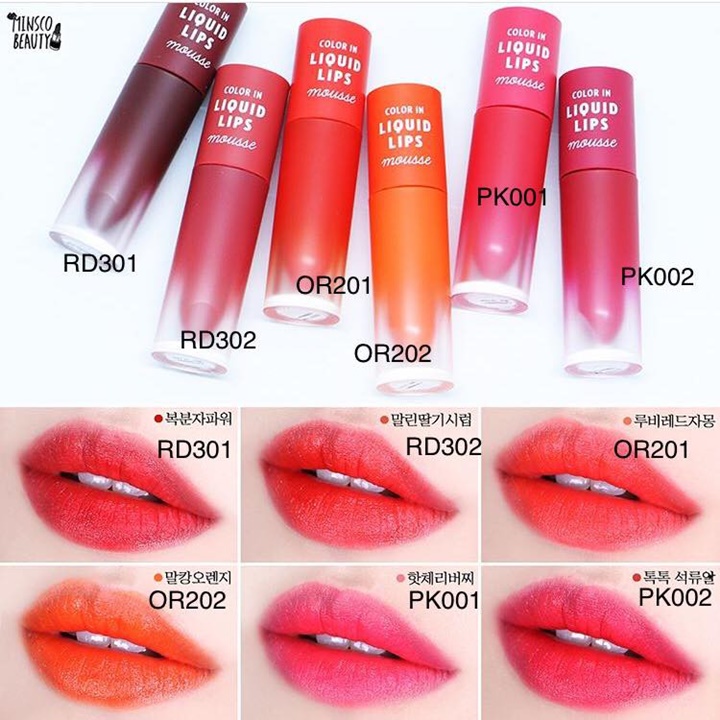 Son kem Etuđe House Color In Liquid Lì, mềm mịn môi