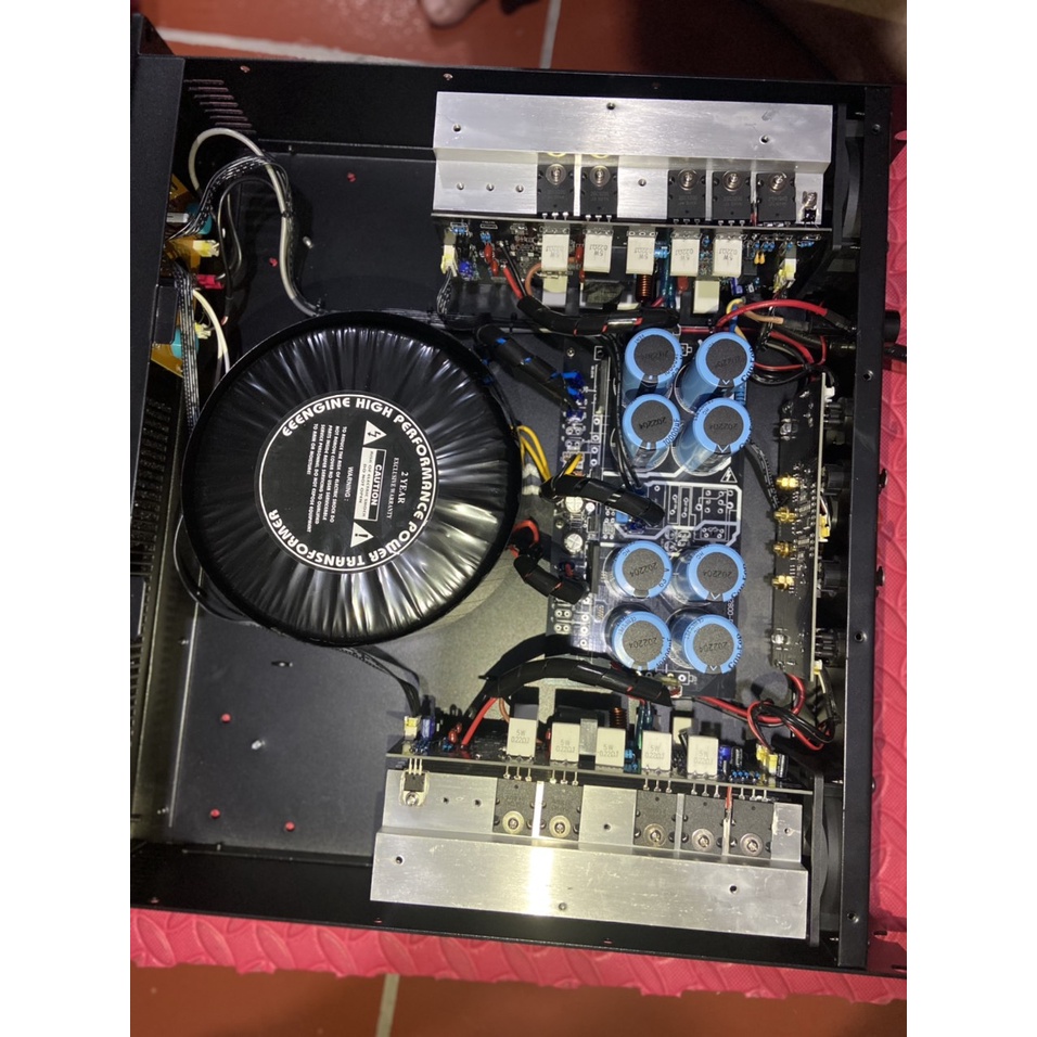 ĐẨY CÔNG SUẤT DA-2610, 3 KÊNH ,36 SÒ, CÔNG SUẤT 600W, ĐÁNH THOẢI MÁI LOA 3,4,5 TẤC, TẶNG KÈM 2 DÂY CANON