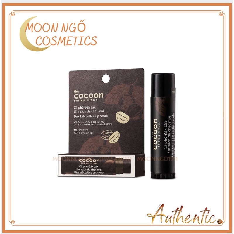 Tẩy Da Chết Môi Coffee Dak Lak Cocoon 5g