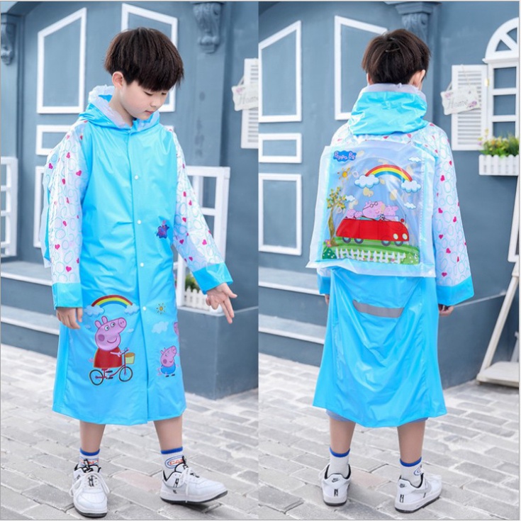 Áo Mưa Cho Bé🍒FREESHIP🍒Áo Mưa măng tô Trẻ Em Trai Bé Gái 3-12 Tuổi