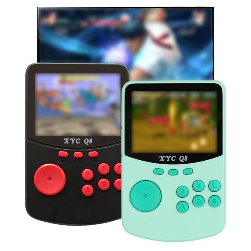 Máy chơi game XYC Q8 - hỗ trợ ra Tivi, Màn hình màu 2,8 inch Trò Chơi Điện Tử NES  SNES  MAME  MD  GBA