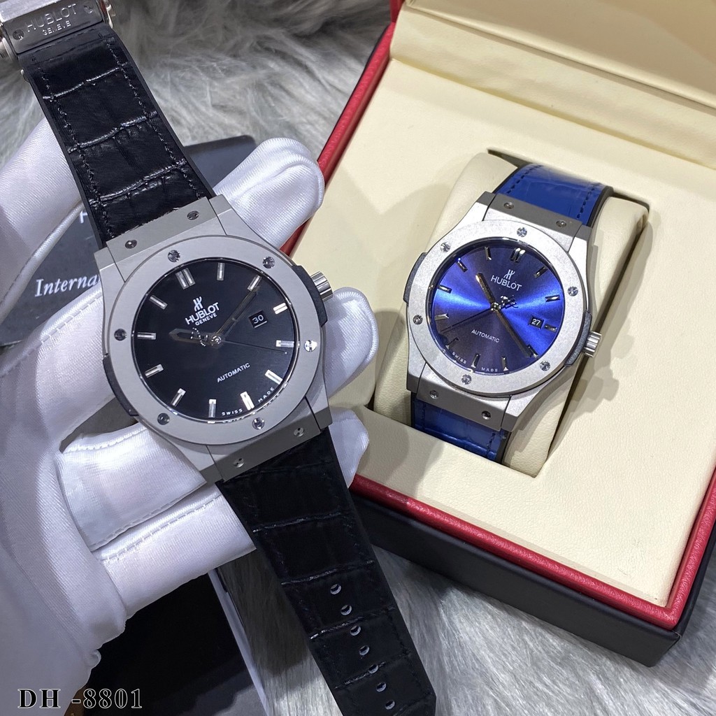 [Mã FAGREEN245 giảm tới 30K đơn 99K] [Máy cơ automatic] Đồng hồ nam Hublot máy cơ cao cấp chống nước - shop106