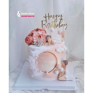 Bộ 6 Cô tiên Tinker Bell trang trí bánh, topper cánh tiên