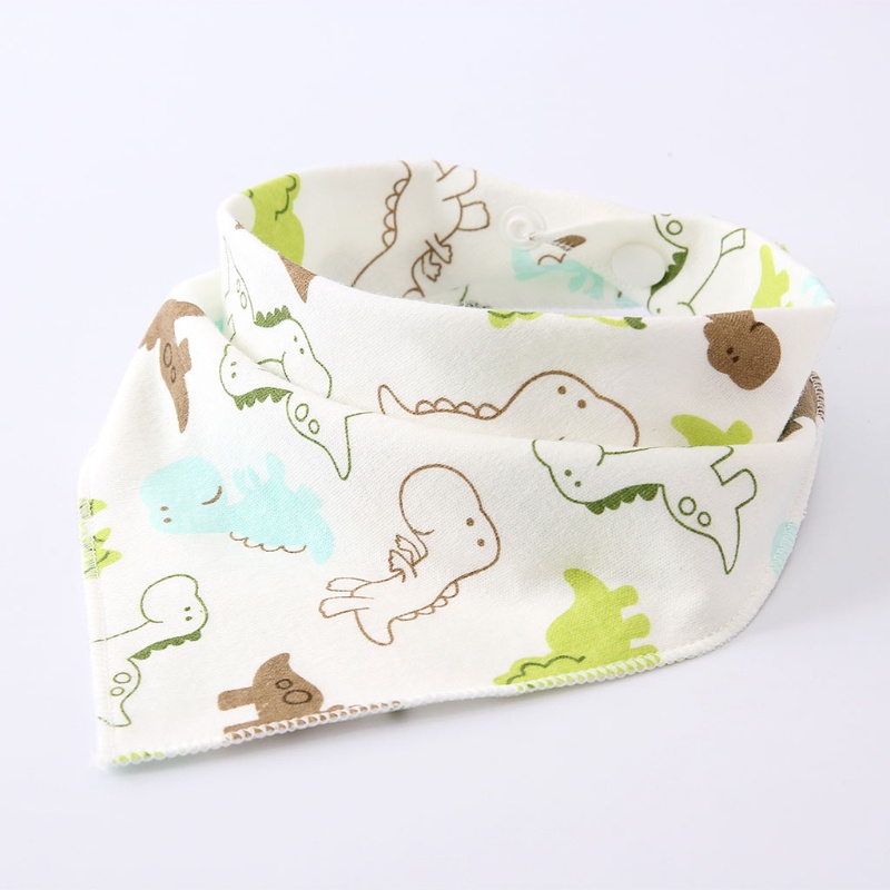 Yếm Ăn Hai Lớp Hình Tam Giác Dễ Thương Cho Bé