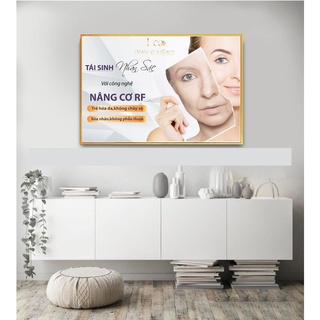 Tranh treo tường cho tiệm phun xăm thẩm mỹ sang trọng hiện đai