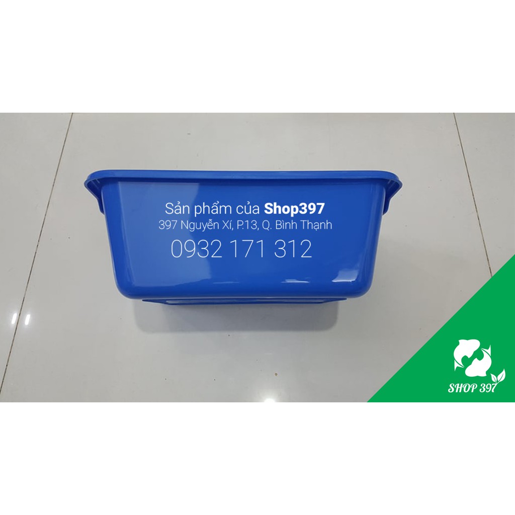 Khây nhựa nuôi cá 38x28x15 - 15lít  - chất liệu nhựa tốt